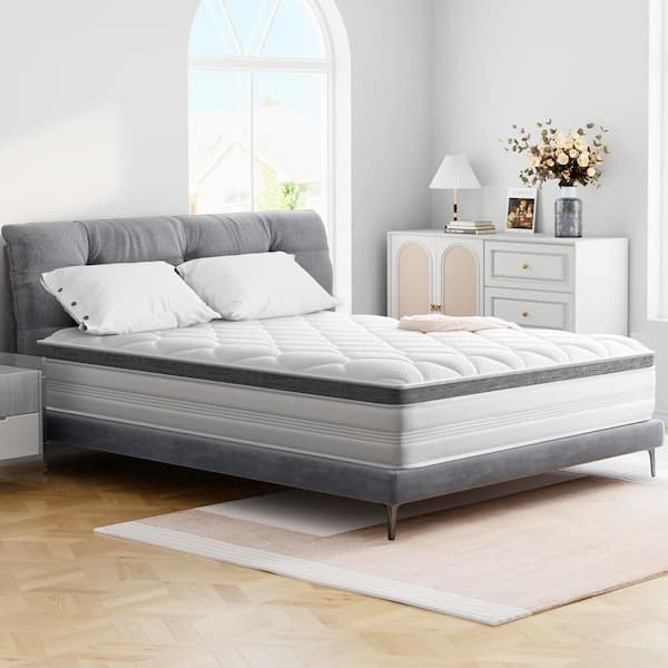 Full Medium Hybrid Mattress 12 in. Bed-in-a-Box Mattress