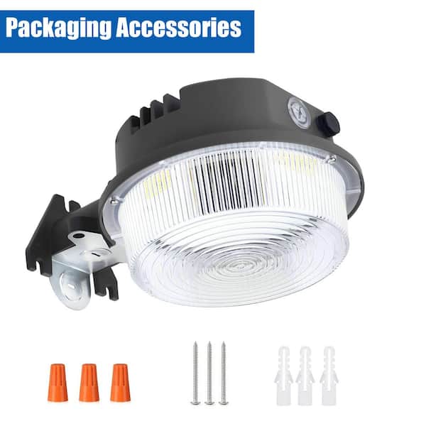 WYZM 150-Watt Equivalent Integrated LED Bronze 4000-Lumens Dusk to