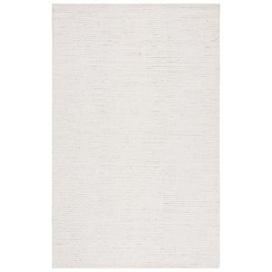 Abstract Ivory/Sage 8 ft. x 10 ft. Geometric Speckled Area Rug