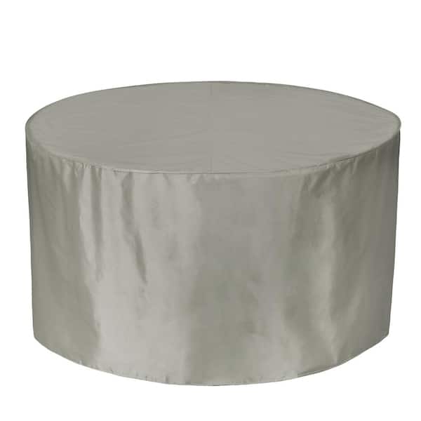 Cover Bonanza Bonanza 44 in. Grey Round Fire Pit Cover