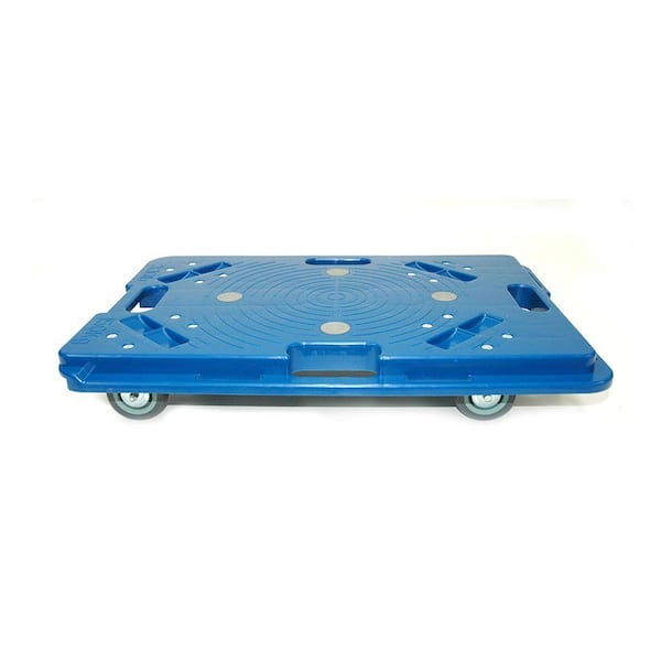GSC Technologies 330 lb. 24 in. x 16 in. Blue Inter Locking Dolly