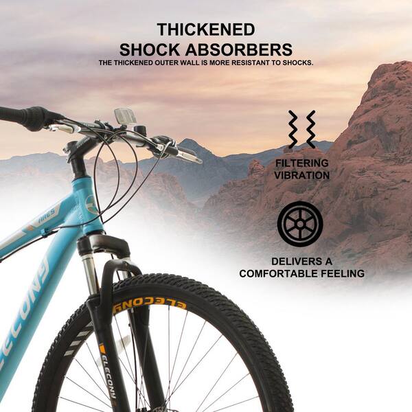 Siavonce 27.5 inch Aluminum Mountain Bike for Woman Men Adult Mens 
