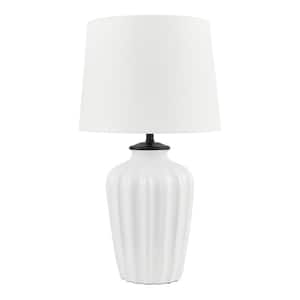 Gianna 23.25 in. White Accent Lamp