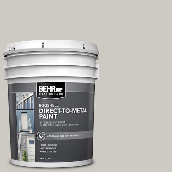 Behr Premium 5 Gal 790c 3 Dolphin Fin Eggshell Direct To Metal Interior Exterior Paint 720005 - Dolphin Fin Paint Color Home Depot