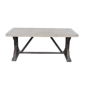 Farmhouse Wood Outdoor Dining Table