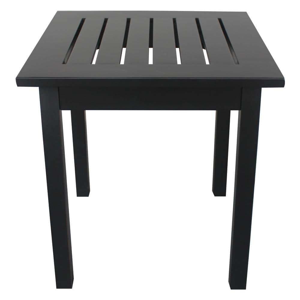 Leigh Country Heartland Black Wood Outdoor Side Table TX 85182 The
