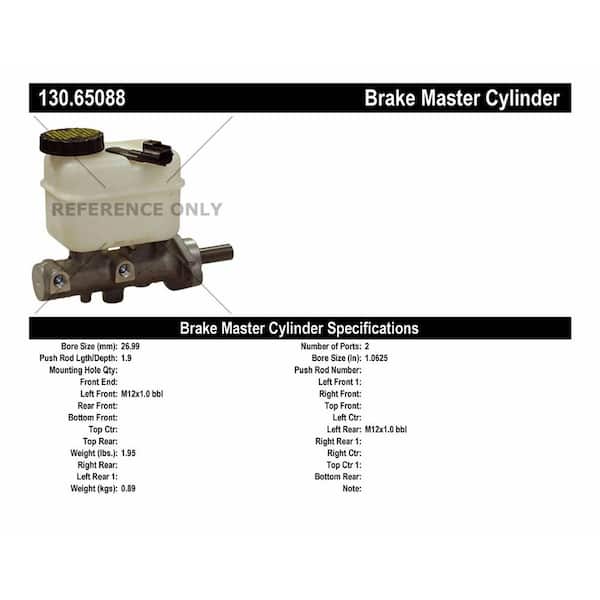 Centric Parts 130.65088 Brake Master Cylinder 