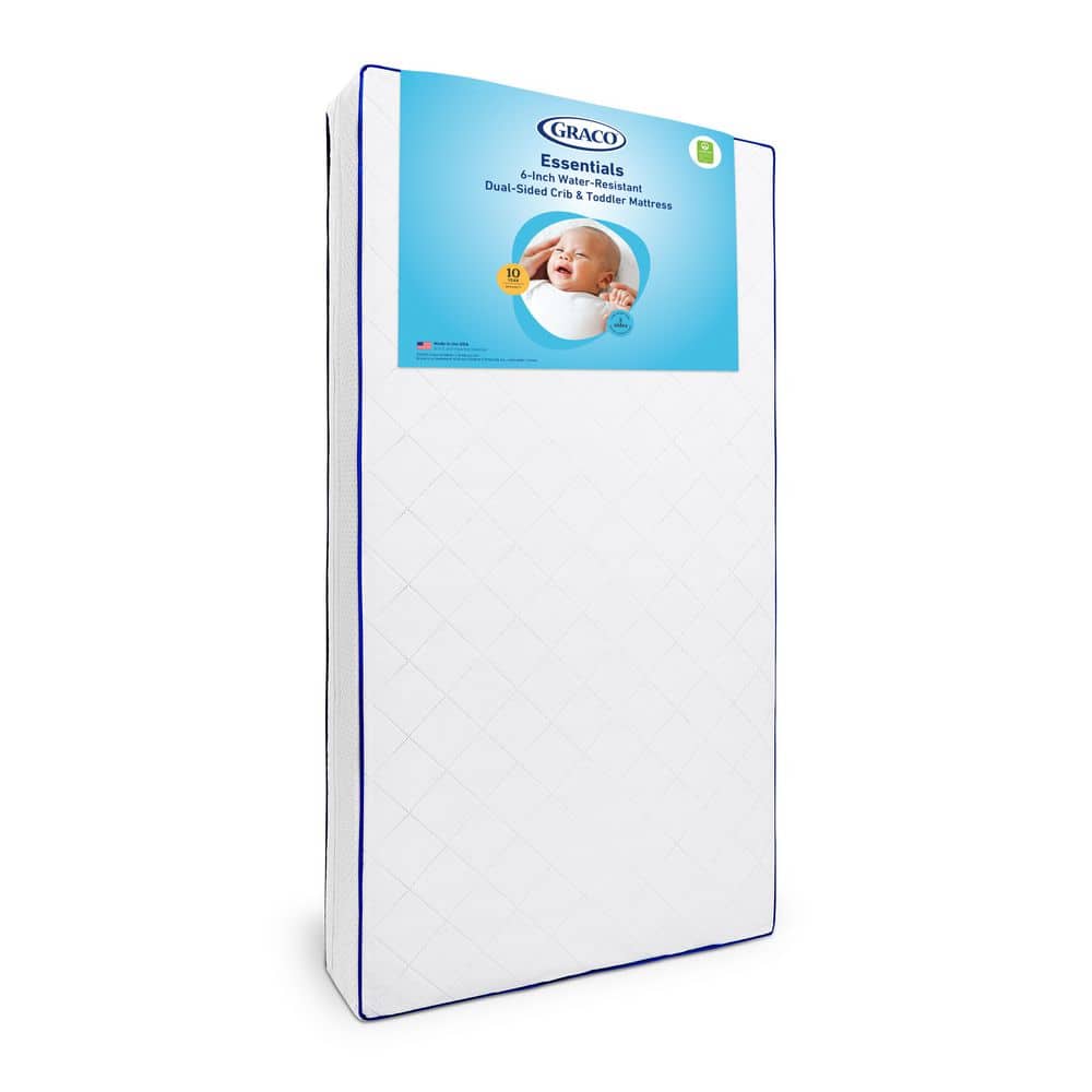 Essentials 6-Inch Water-Resistant Dual-Sided Baby Crib and Toddler Bed Mattress price history on PriceWatchPro