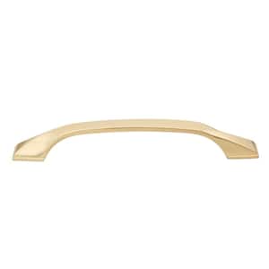 5 in. (128 mm) Center-to-Center Champagne Gold Twisted Arch Bar Pull (10-Pack )