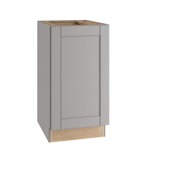 Home Decorators Collection Washington Veiled Gray Plywood Shaker Assembled Bath Vanity Cabinet FH Sft Cls R 21 in W x 21 in D x 34.5 in H