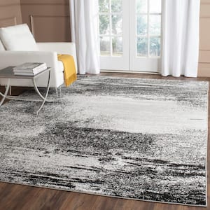 Adirondack Silver/Multi 8 ft. x 10 ft. Solid Area Rug