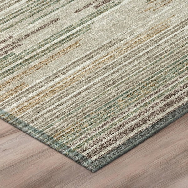 Chantille Machine Washable Indoor/Outdoor Abstract ACN2999 Beige 10 ft. x 14 ft. Area Rug