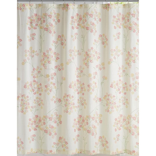 Brooklyn Loom Vivian 72 in. Floral Shower Curtain