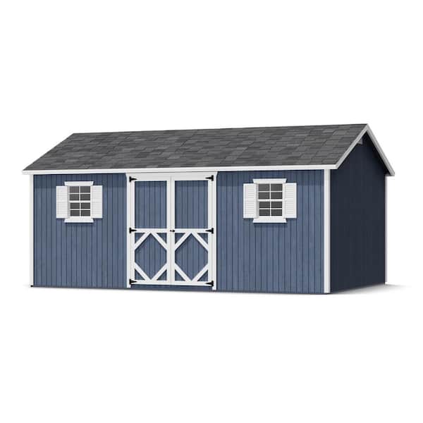 Classic Workshop 12 ft. x 18 ft. Outdoor Wood Storage Shed Precut Kit with Operable Windows (216 sq. ft.)