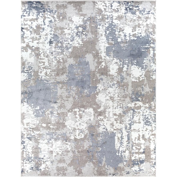 Artistic Weavers Ariana Blue 7 ft. 10 in. x 10 ft. 3 in. Abstract Area Rug