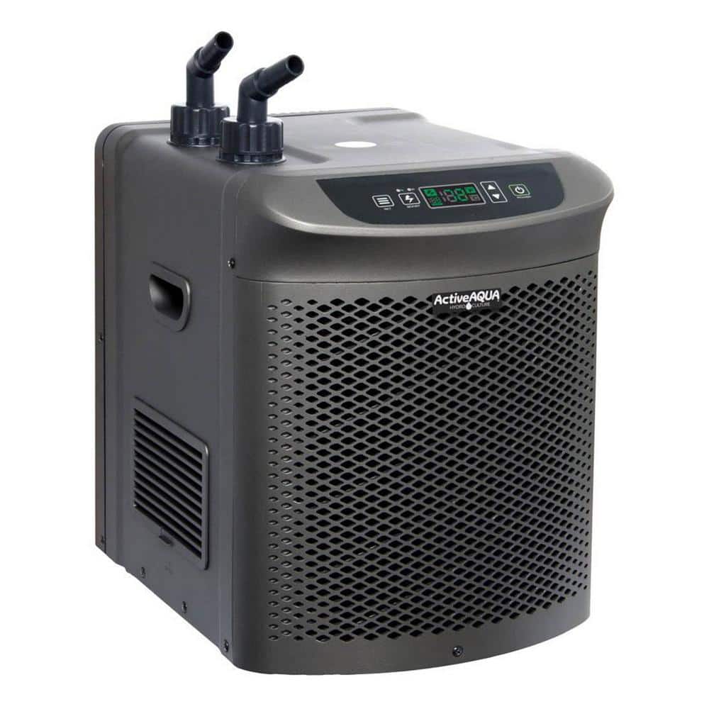 Active Aqua 1/4 HP Black Hydroponic Water Chiller