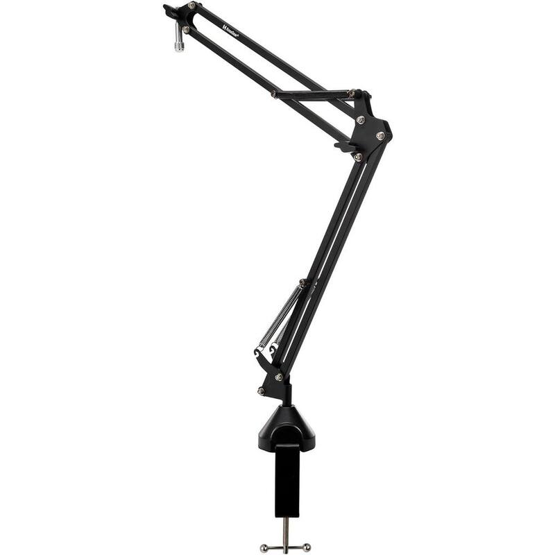 Handheld Dynamic XLR/USB Microphone Bundle with Boom Arm, Shock Mount, and Pop Filter