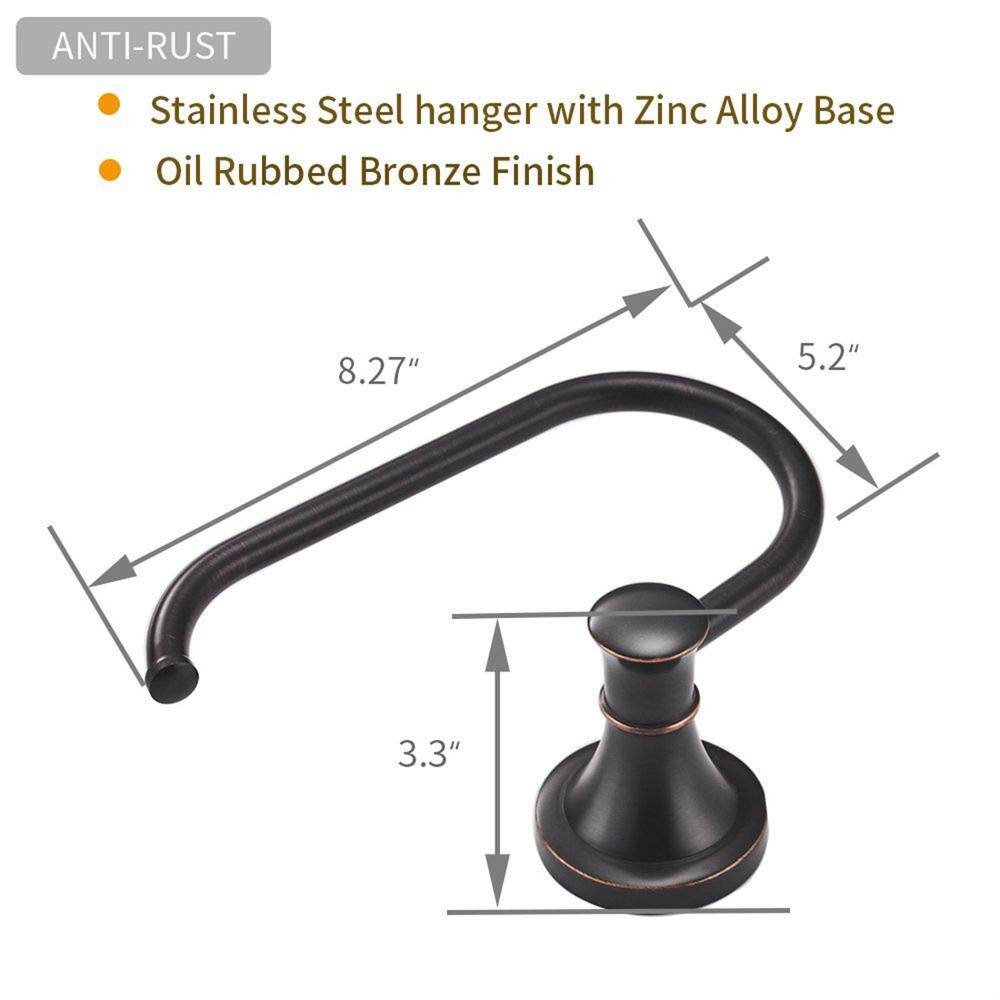 Oil Rubbed Bronze Wall Mounted Toilet Paper Holder