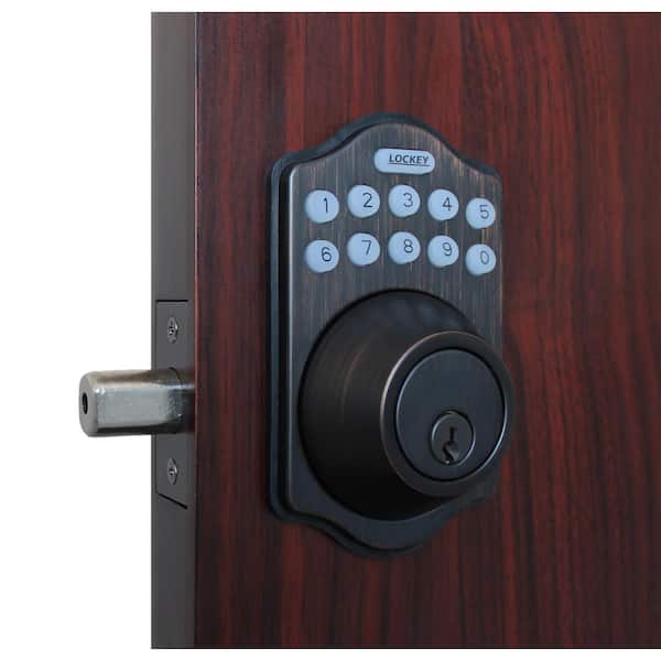 Unbranded E-Digital E-910 Antique Bronze Single Cylinder Electronic Keypad Deadbolt