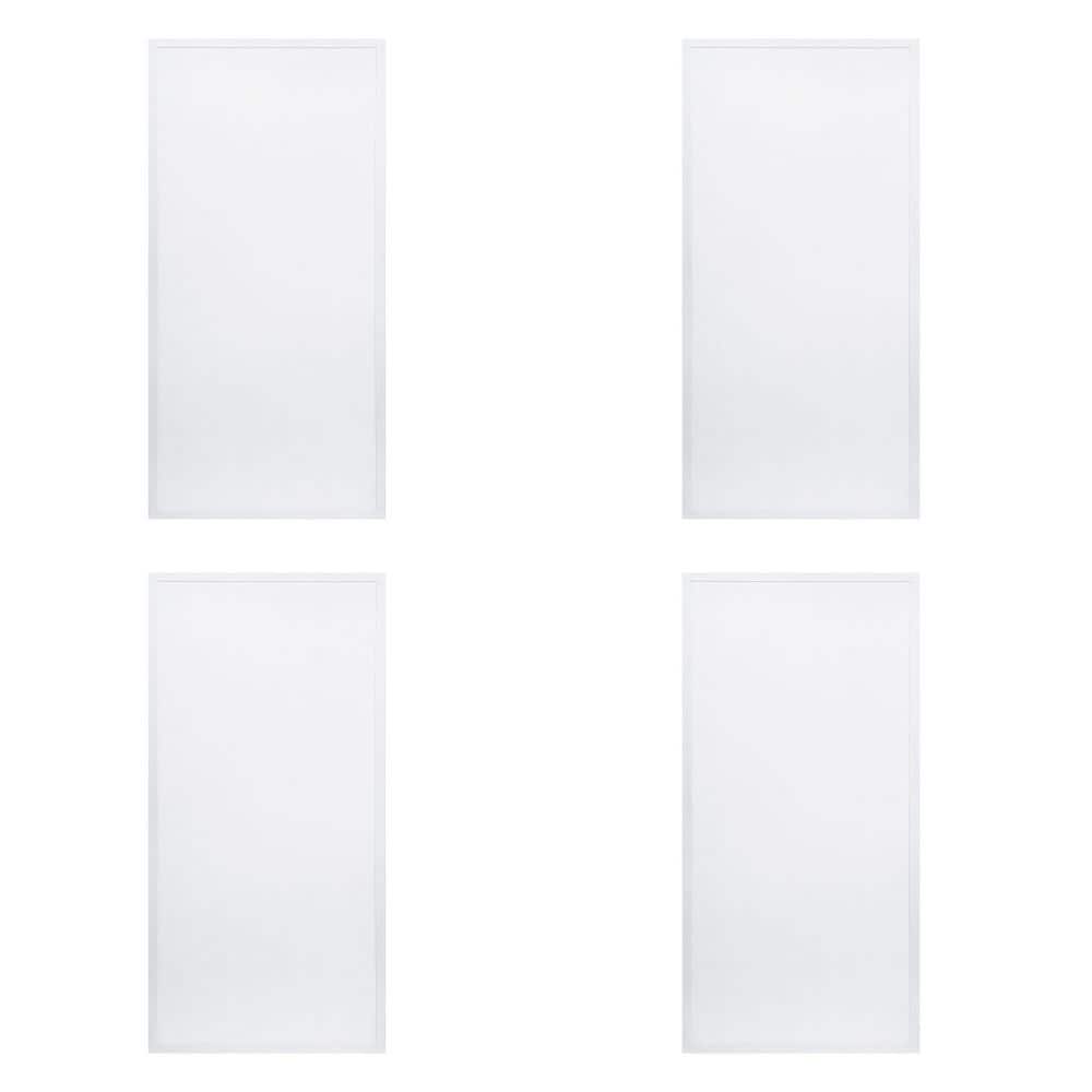 2 ft. x 4 ft. White Dimmable Integrated LED Panel, 3500K/4000K/5000K/5700K/6500K, Up to 6500 Lumens, 4-Pack price history on PriceWatchPro