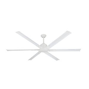 Titan II Wi-Fi 72 in. Indoor/Outdoor Pure White Smart Ceiling Fan with Remote Control