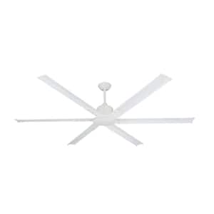 Titan II Wi-Fi 72 in. Indoor/Outdoor Pure White Smart Ceiling Fan with Remote Control