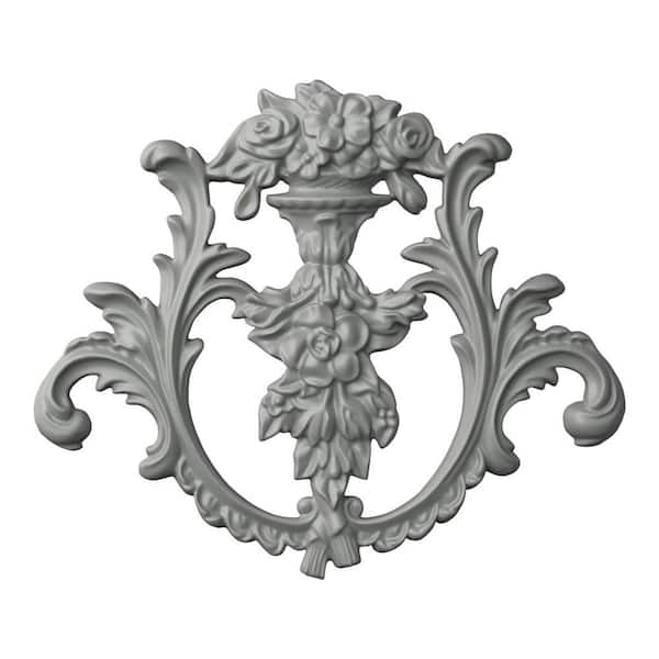 Ekena Millwork 0.63 in. x 8 in. x 6.75 in. Polyurethane Applique and Onlay Moulding