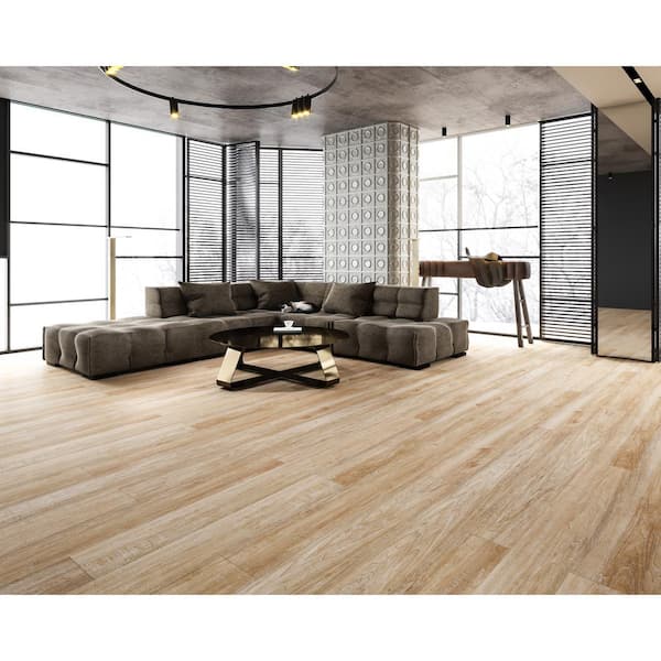 Montserrat Silva Ashen Bay 20 Mil x 9 in. W x 60 in. L Click Lock Waterproof Luxury Vinyl Plank Flooring (22.4 sqft/case)