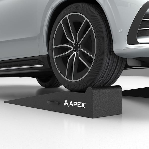 AR580-95 60 in. Lightweight Foam Garage Ramp Kit,8 in. Lift, 3,500 lb. Capacity, Low-Profile Car Service Ramps, Set of 2