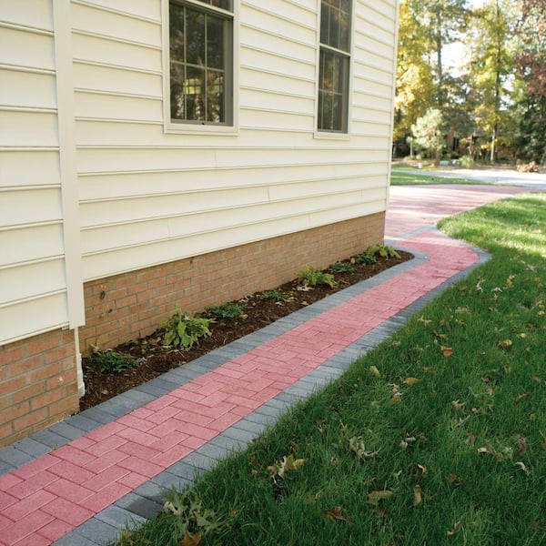 Pavestone - Holland 7.87 in. x 3.94 in. x 1.77 in. River Red Concrete Paver