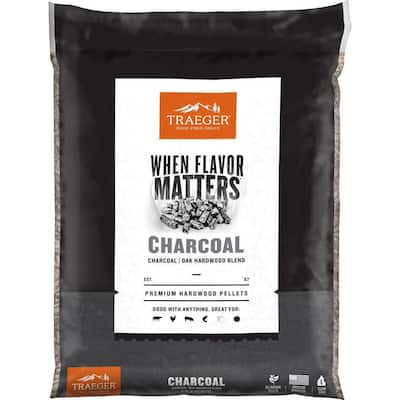 Charcoal Wood Grilling Pellets, 18 lb. Bag