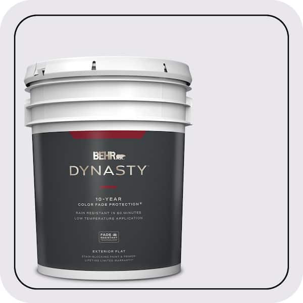 BEHR DYNASTY 5 gal. #650C-1 Pixie Wing Flat Exterior Stain-Blocking Paint & Primer