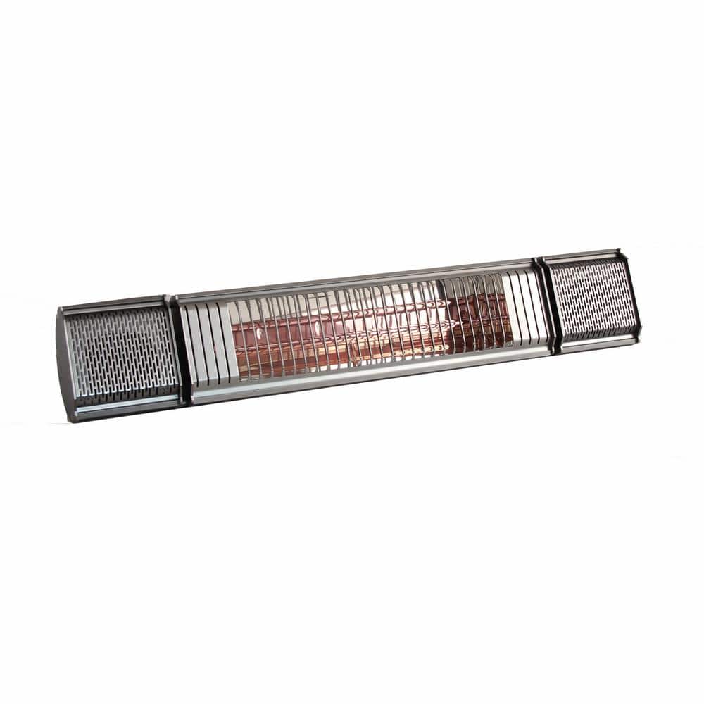 Gunmetal Gray Aluminum Electric Wall Mount Patio Heater
