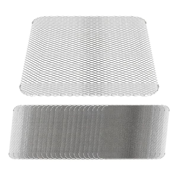 10-Piece Non-Stick Aluminum Disposable Grill Topper Set for Outdoor Grills, Easy Clean Mesh, Gas Charcoal Compatible
