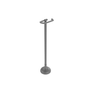 European Style Free Standing Toilet Paper Holder in Matte Gray