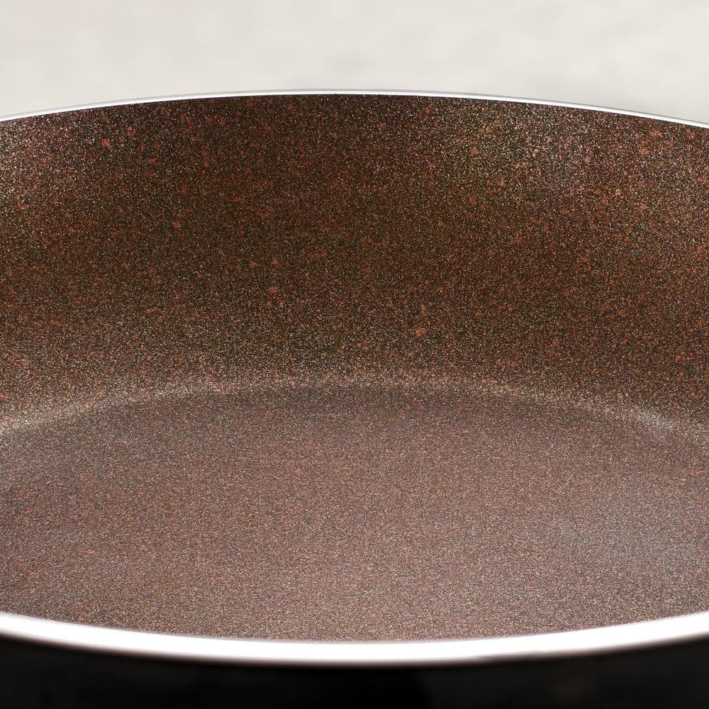 Tramontina 2-Quart Black Aluminum Nonstick Sauce Pan with Lid