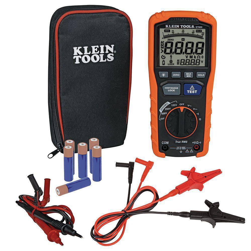 Digital Insulation Resistance Tester Multimeter Electrician Talk