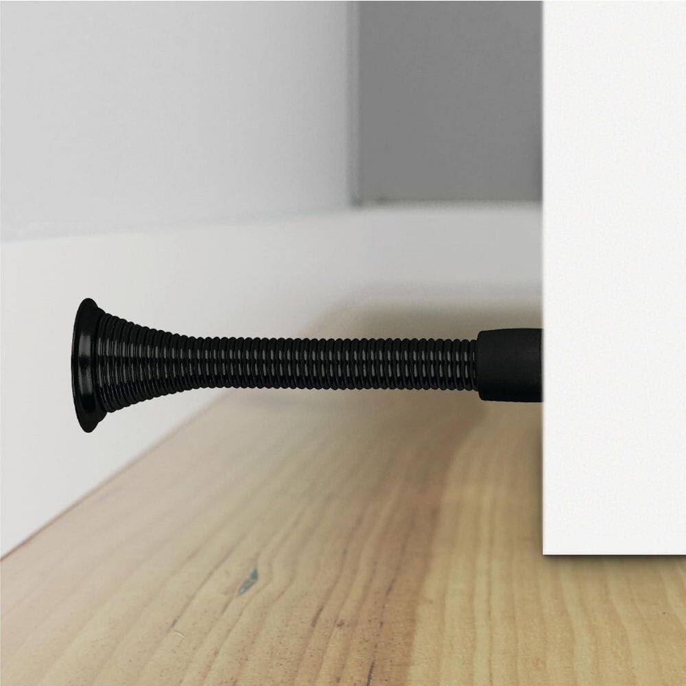 Spring Door Stopper with Rubber Tip : Flexible Spring Bumper : Wall Protection : Easy Installation price history on PriceWatchPro