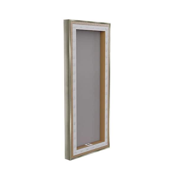 Stupell Industries A Sister's Worth by Lil' Rue Gray Floater Frame Typography Graphic Art Print 11 in. x 25 in.