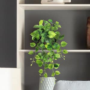 36 in. Artificial Selloum Philodendron Leaf Vine Hanging Plant