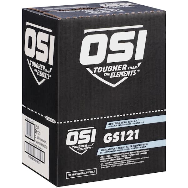 OSI GS121 10 oz. Specialty Clear Solvent Based Caulk (12-Pack)