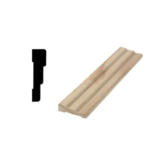 Woodgrain Millwork WM 387 5/8 in. x 21/4 in. Solid Pine Door and