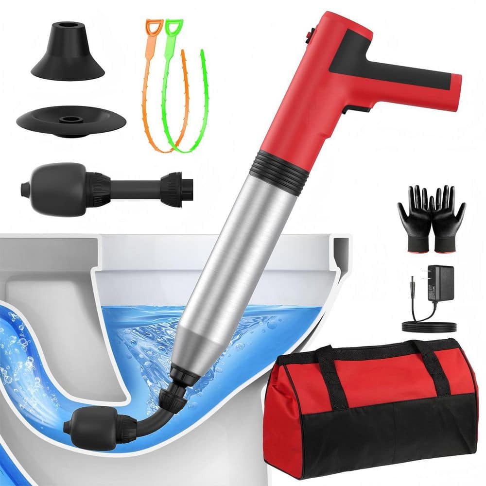 Heavy Duty Versatile Home Toilet Clog Remover, Electric Toilet Plunger for Bathroom, Floors, Shower price history on PriceWatchPro