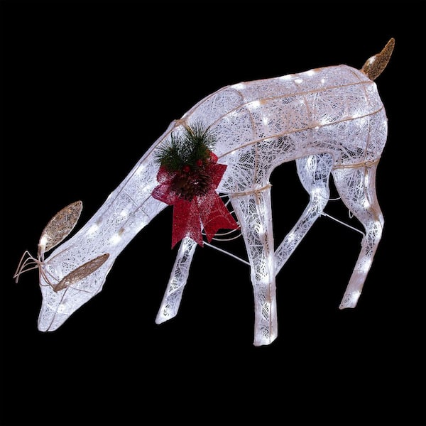 Rusty REINDEER Christmas deer Sign Metal Shop Home decoration Ornament Rustic 
