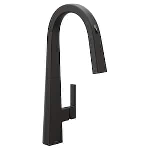 Nio Single-Handle Smart Touchless Pull-Down Sprayer Kitchen Faucet with Voice Control and Power Clean in Matte Black