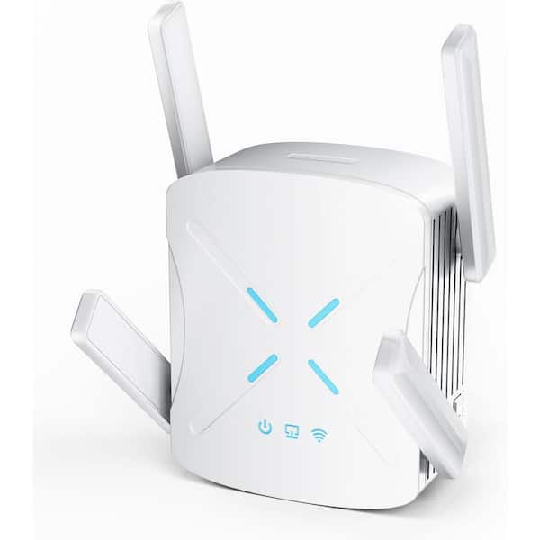 Vrbgify Wi-Fi Repeater 6 Range Extender-Dual Band Signal Booster Upto 12,000 sq. ft. with Gigabit Ethernet Port
