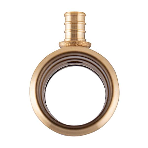 The Plumber's Choice 3/4 in. Pex B x 1 in. Press Lead Free Brass Tee Pipe  Fitting QXQSU3224 - The Home Depot