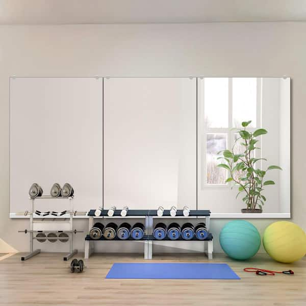 Home depot wall mirror gym sale