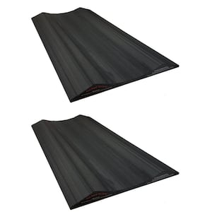 30 in. Long Tire Saver Ramps, Extra wide set accommodates dually tires, for Large Vehicles, Made of Solid PVC (Set of 2)