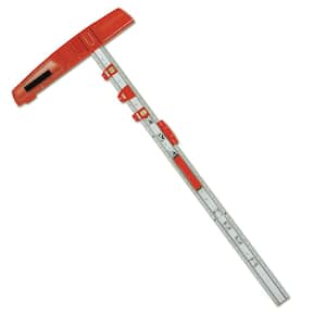 WEN ME251R 10 in. Aluminum Offset Marking Gauge and Layout Tool with Laser-etched Scale